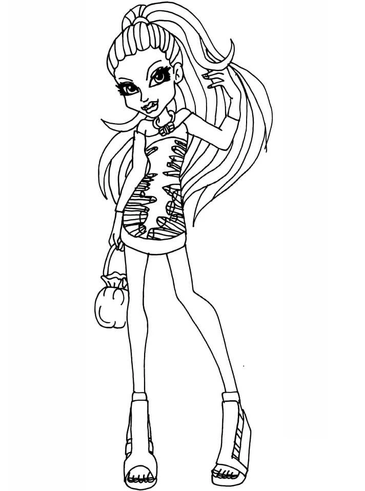 Monster High (Canavar High) boyama sayfası – evde etkinlik, ücretsiz yazdır