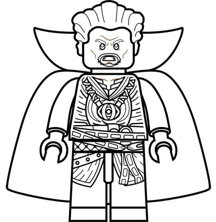 Lego boyama sayfası #21 – A4 baskıya uygun, ücretsiz yazdır