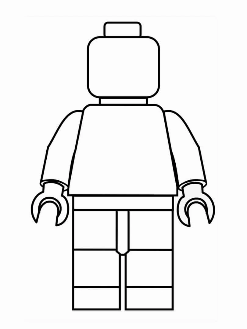 Lego boyama sayfası #60 – kolay indirilebilir, eğlenceli öğrenme deneyimi