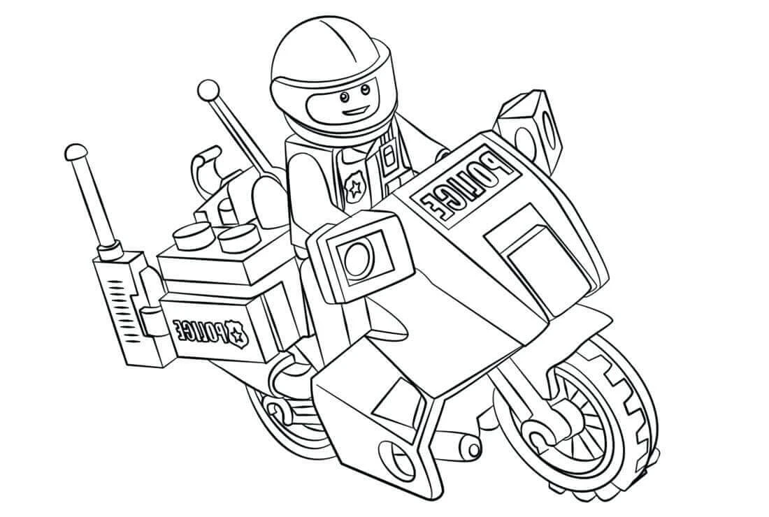Lego City boyama sayfası – PDF indir, sevimli karakter