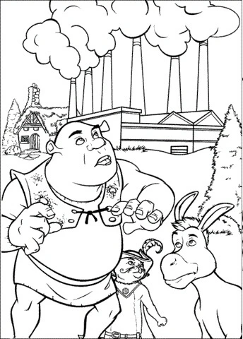 Eşek boyama sayfası – boyama çalışması, yaratıcılığı geliştirir