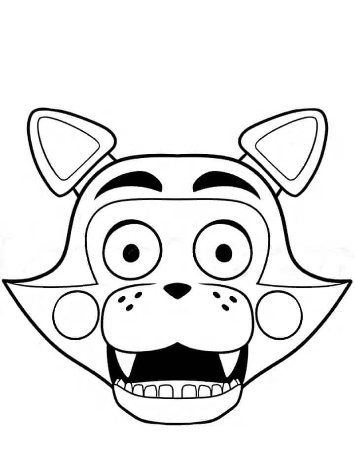 FNAF boyama sayfası #19 – yaratıcılığı geliştirir, keyifli zaman