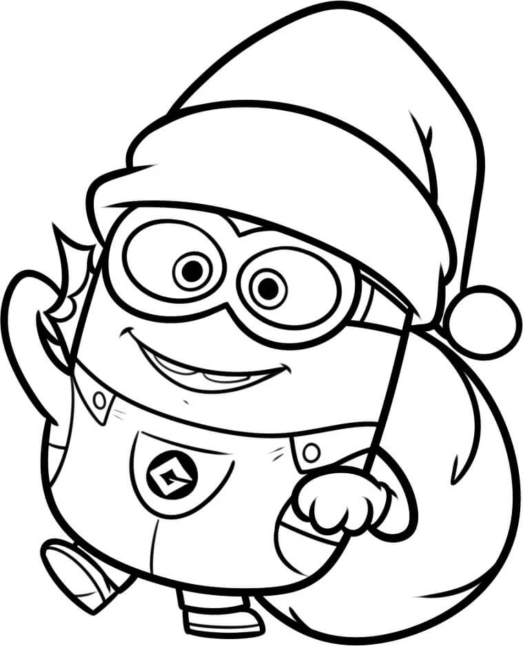 Minions boyama sayfası – renkli çizimler, okul öncesi