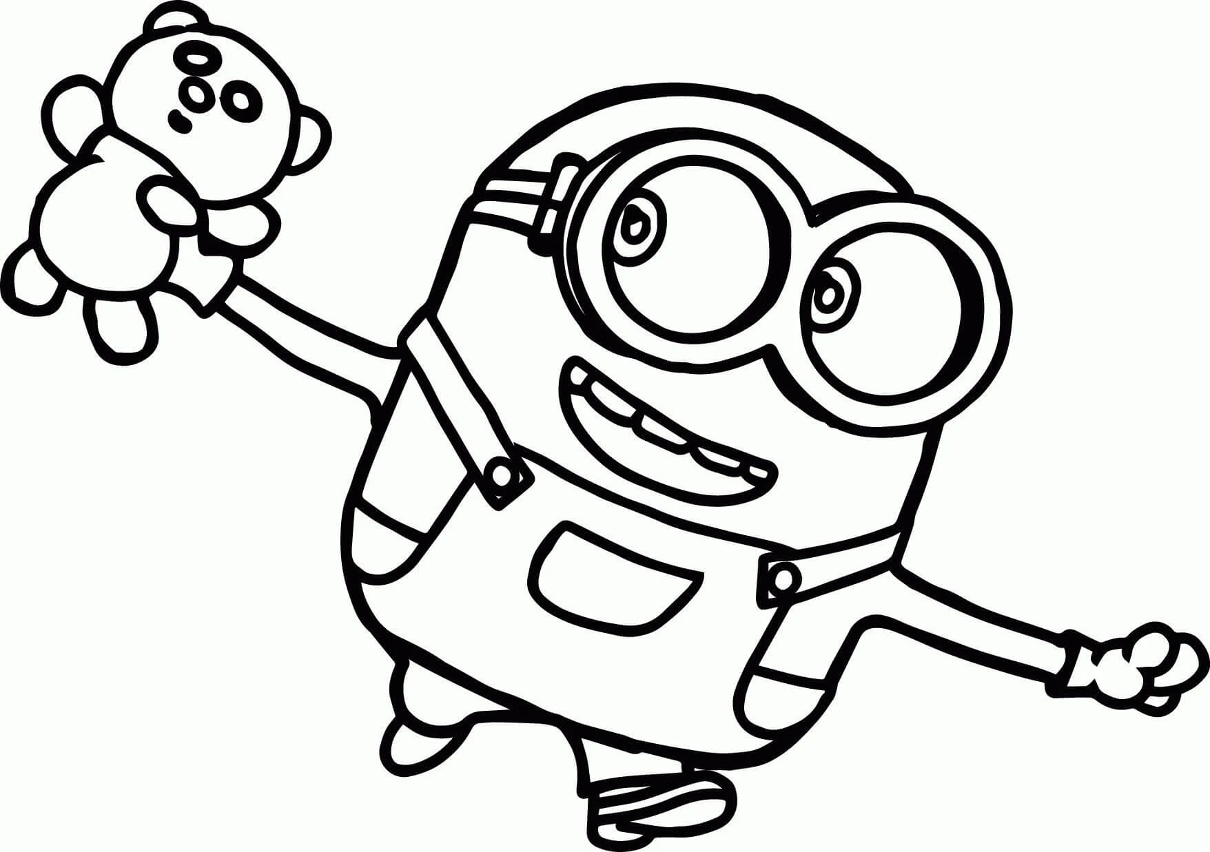 Minions boyama sayfası – yaratıcılığı geliştirir, keyifli zaman