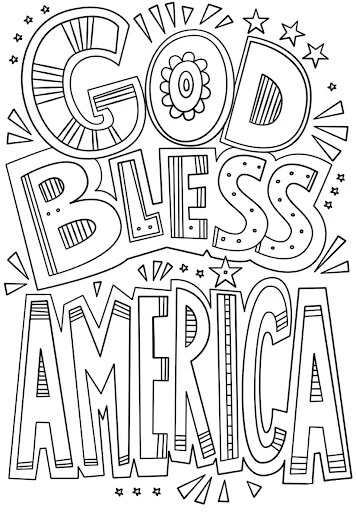 Amerikan boyama sayfası – yaratıcılığı geliştirir, keyifli zaman