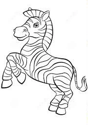 Zebra boyama sayfası – PDF indir, sevimli karakter