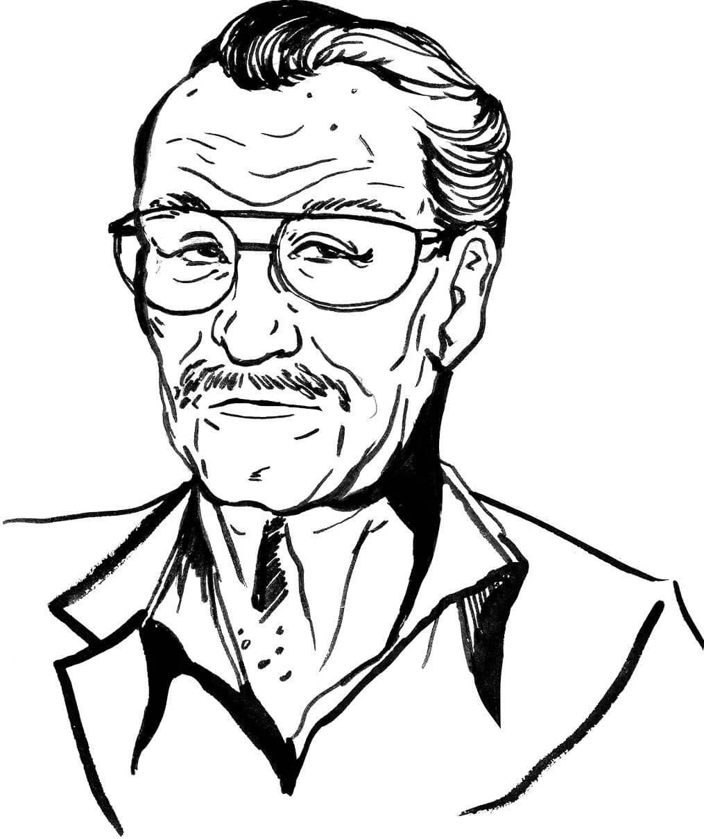 Stan Lee boyama sayfası – ücretsiz yazdır, boyama etkinliği