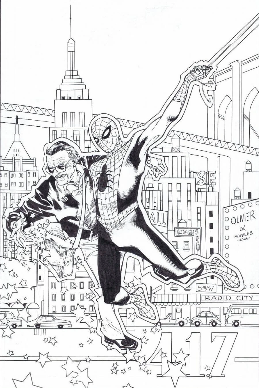 Stan Lee boyama sayfası – yaratıcılığı geliştirir, keyifli zaman