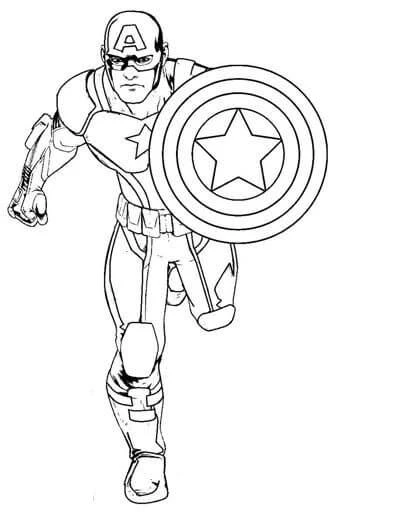 Chris Evans boyama sayfası – basit çizim, kolay boyama