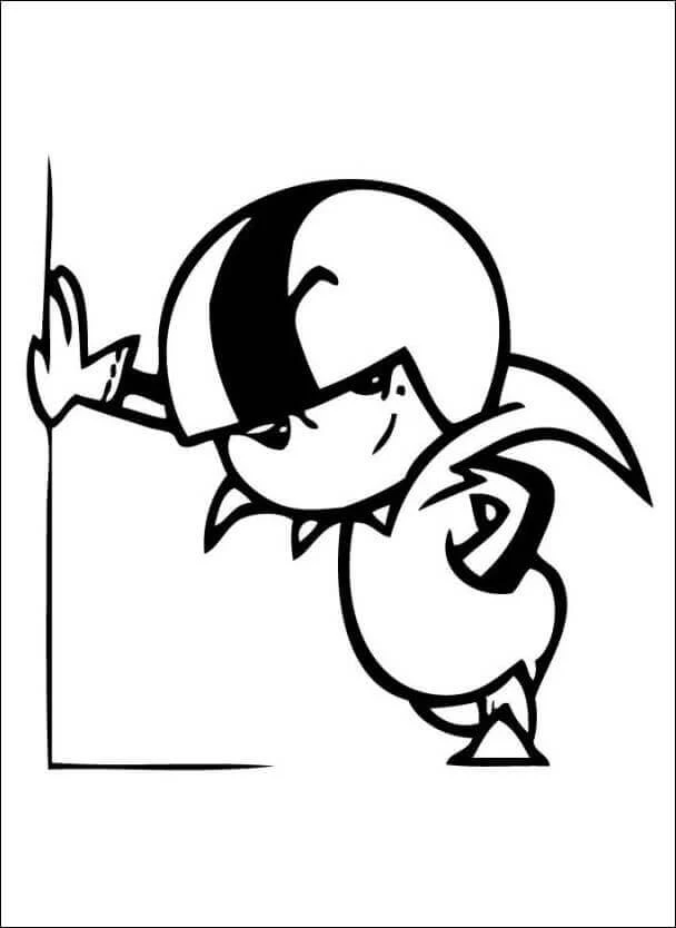 Kick Buttowski boyama sayfası – çocuk aktivitesi, PDF indir
