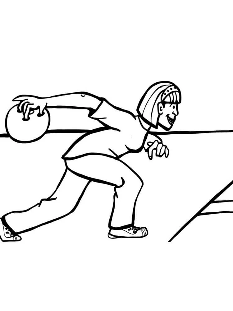 Bowling boyama sayfası #24 – günlük etkinlik önerisi, kolay boyama
