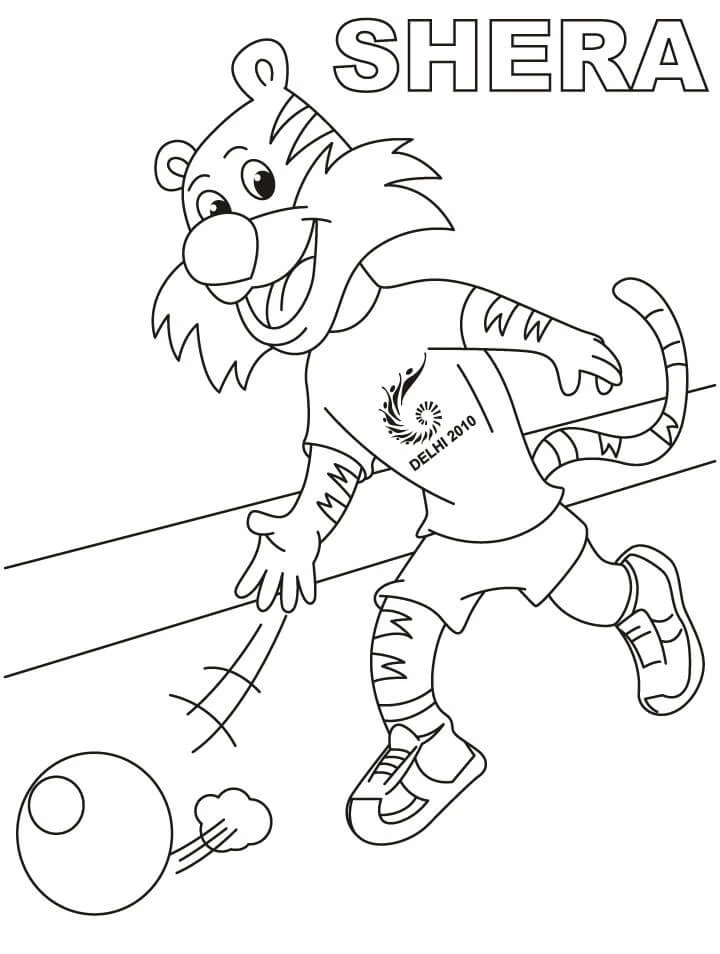 Bowling boyama sayfası #29 – PDF indir, sevimli karakter