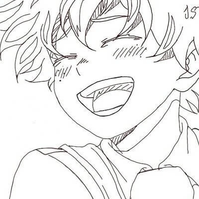 Izuku Midoriya boyama sayfası #3 – yaz tatili etkinliği, sabır ve özgüven kazandırır
