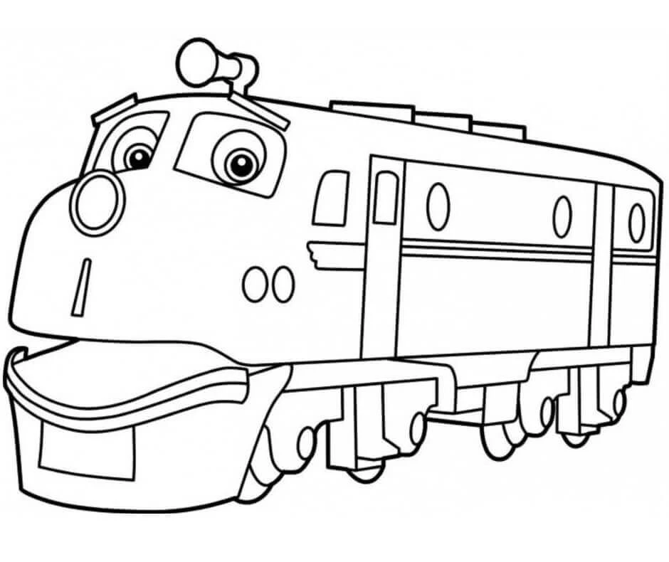 Chuggington boyama sayfası #6 – boyama çalışması, sınıf etkinliği