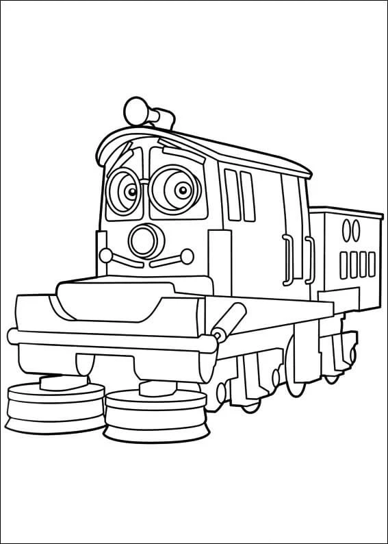 Chuggington boyama sayfası #19 – ekran süresine alternatif, çocuklarla kaliteli zaman