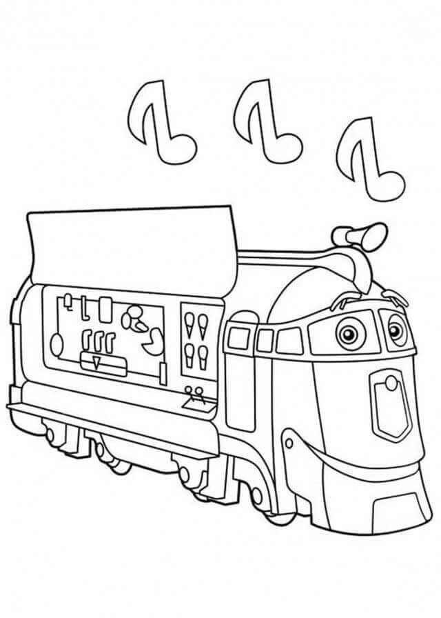 Chuggington boyama sayfası #23 – tamamen ücretsiz, çocuklar için
