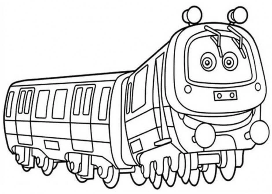 Chuggington boyama sayfası #26 – çocuklarla kaliteli zaman, yaratıcılığı geliştirir