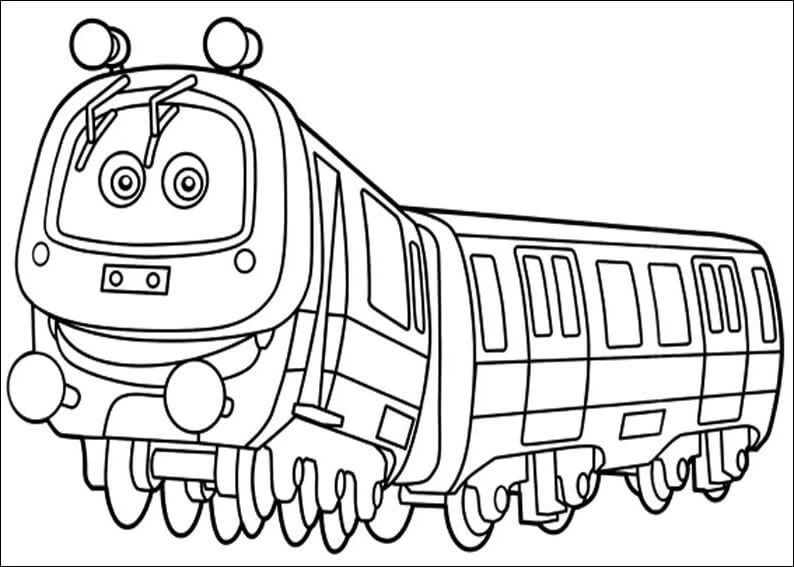 Chuggington boyama sayfası #27 – eğlenceli öğrenme deneyimi, okul öncesi