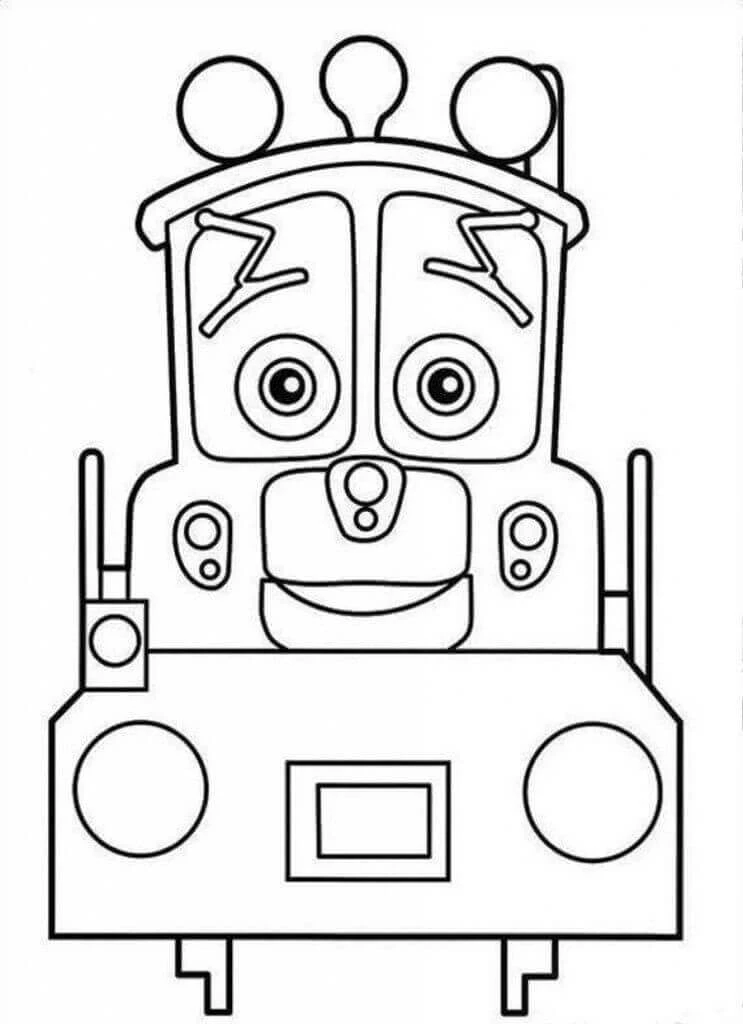 Chuggington boyama sayfası #30 – çocuklar için, çizgi film temalı