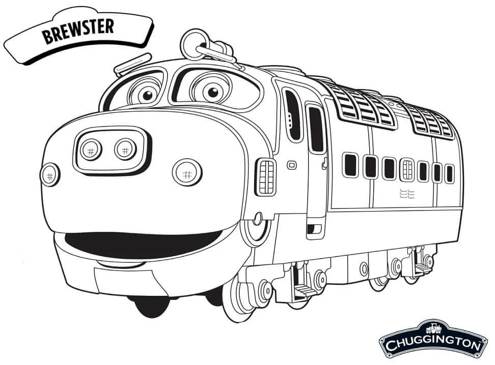 Chuggington boyama sayfası #33 – yaratıcılığı geliştirir, keyifli zaman