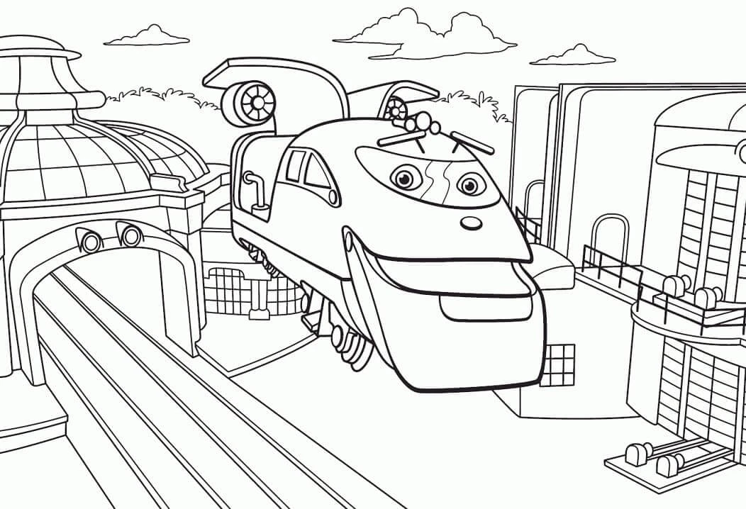 Chuggington boyama sayfası #35 – boyama etkinliği, çocuk aktivitesi