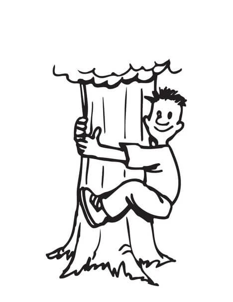 Tırmanma boyama sayfası – çocuk aktivitesi, PDF indir