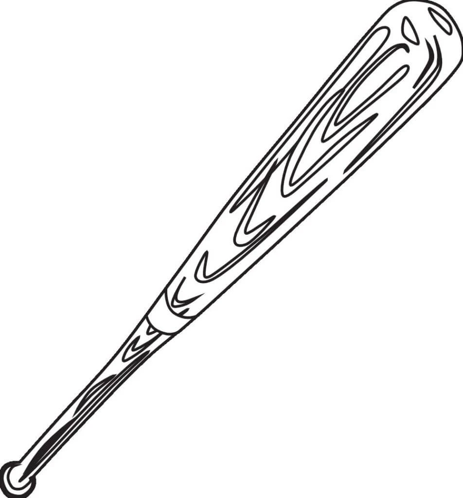 Beyzbol boyama sayfası – boyama etkinliği, çocuk aktivitesi