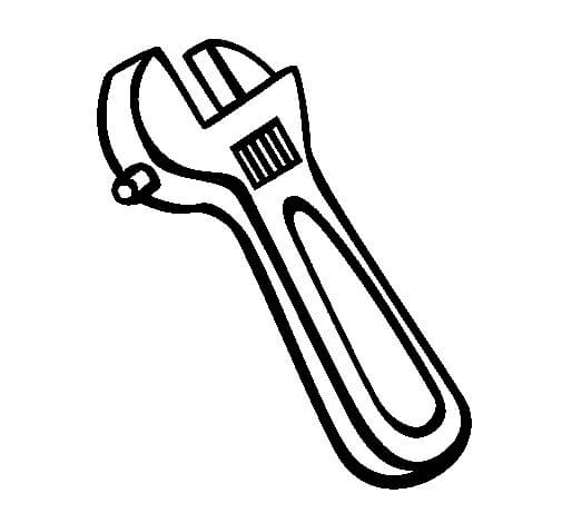 Llave Inglesa boyama sayfası – renkli çizimler, okul öncesi