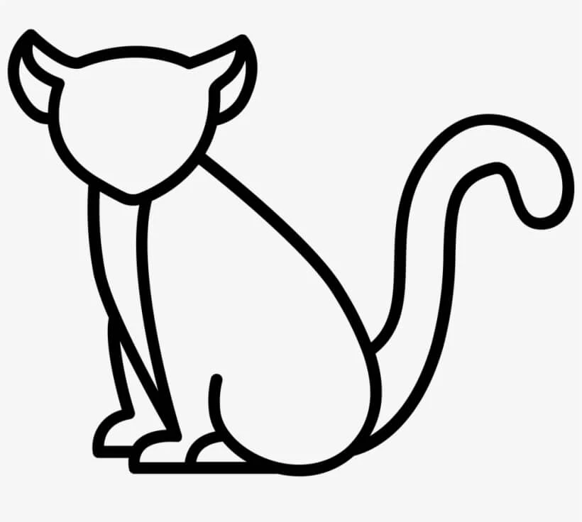 Lemur boyama sayfası – sanatsal çalışma, çocuklar için