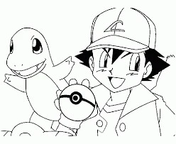 Pokeball boyama sayfası – PDF indir, sevimli karakter