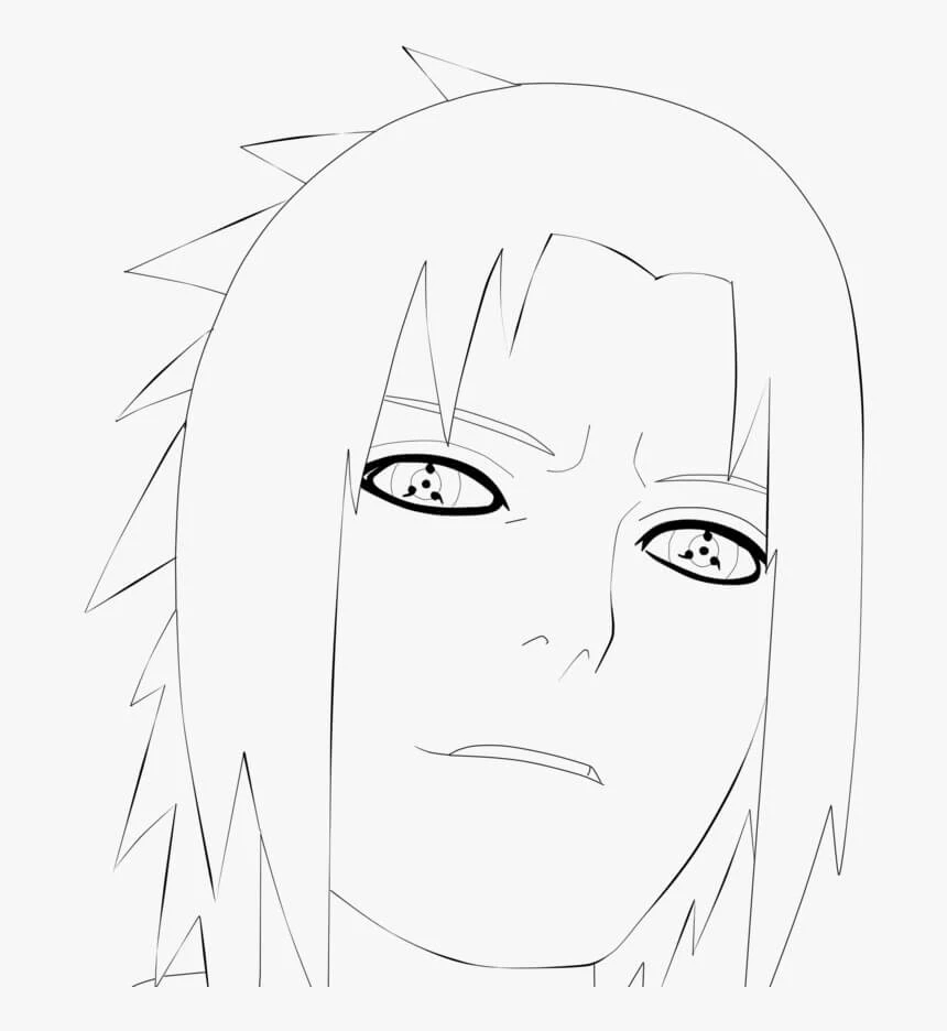 Sasuke boyama sayfası – yaratıcılığı geliştirir, keyifli zaman