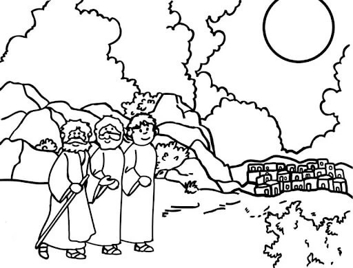 Yol boyama sayfası – keyifli zaman, renkli çizimler