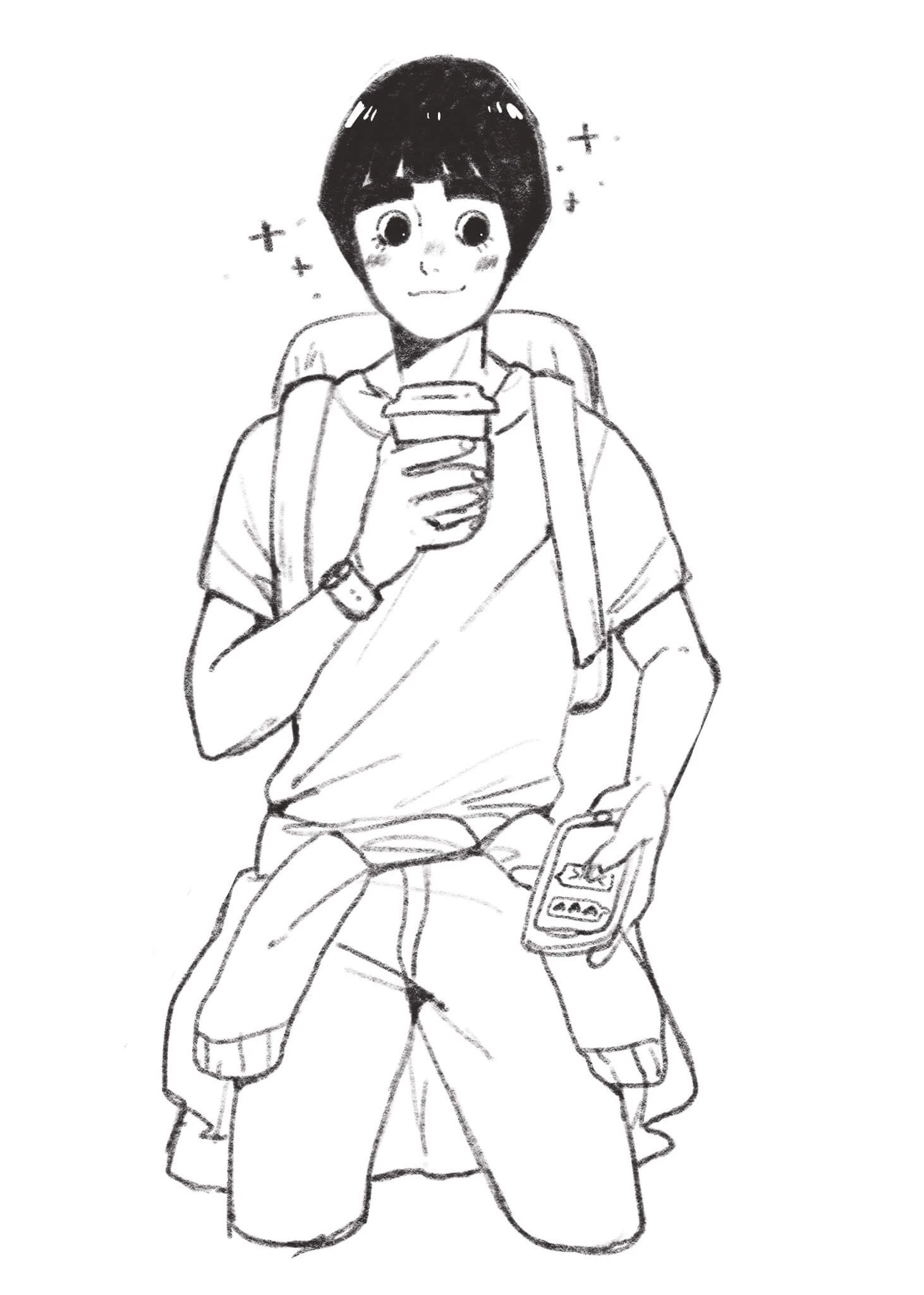 Rock Lee boyama sayfası – okul öncesi, evde etkinlik