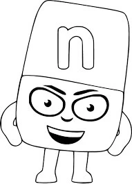 Alphablocks boyama sayfası – el becerilerini geliştirir, boyama çalışması