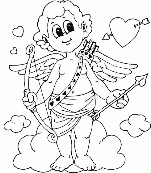 Eros boyama sayfası – eğlenceli etkinlik, el becerilerini geliştirir
