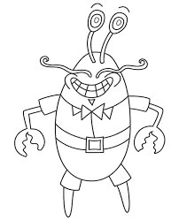 Bay Krabs boyama sayfası – yaratıcılık, eğlenceli etkinlik