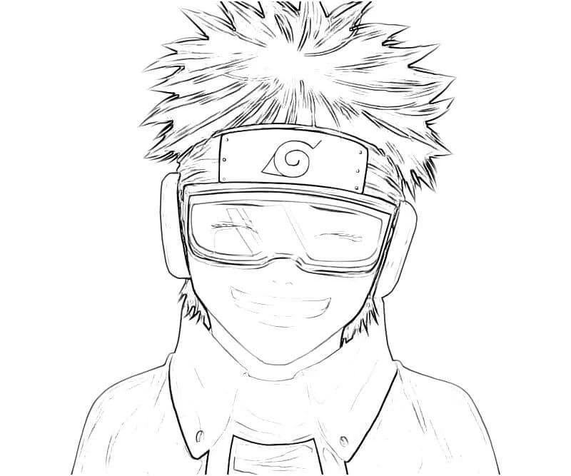 Uchiha Obito boyama sayfası – eğitici aktivite, yaratıcılık