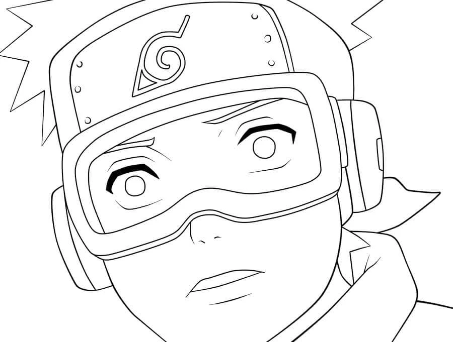 Uchiha Obito boyama sayfası – keyifli zaman, renkli çizimler