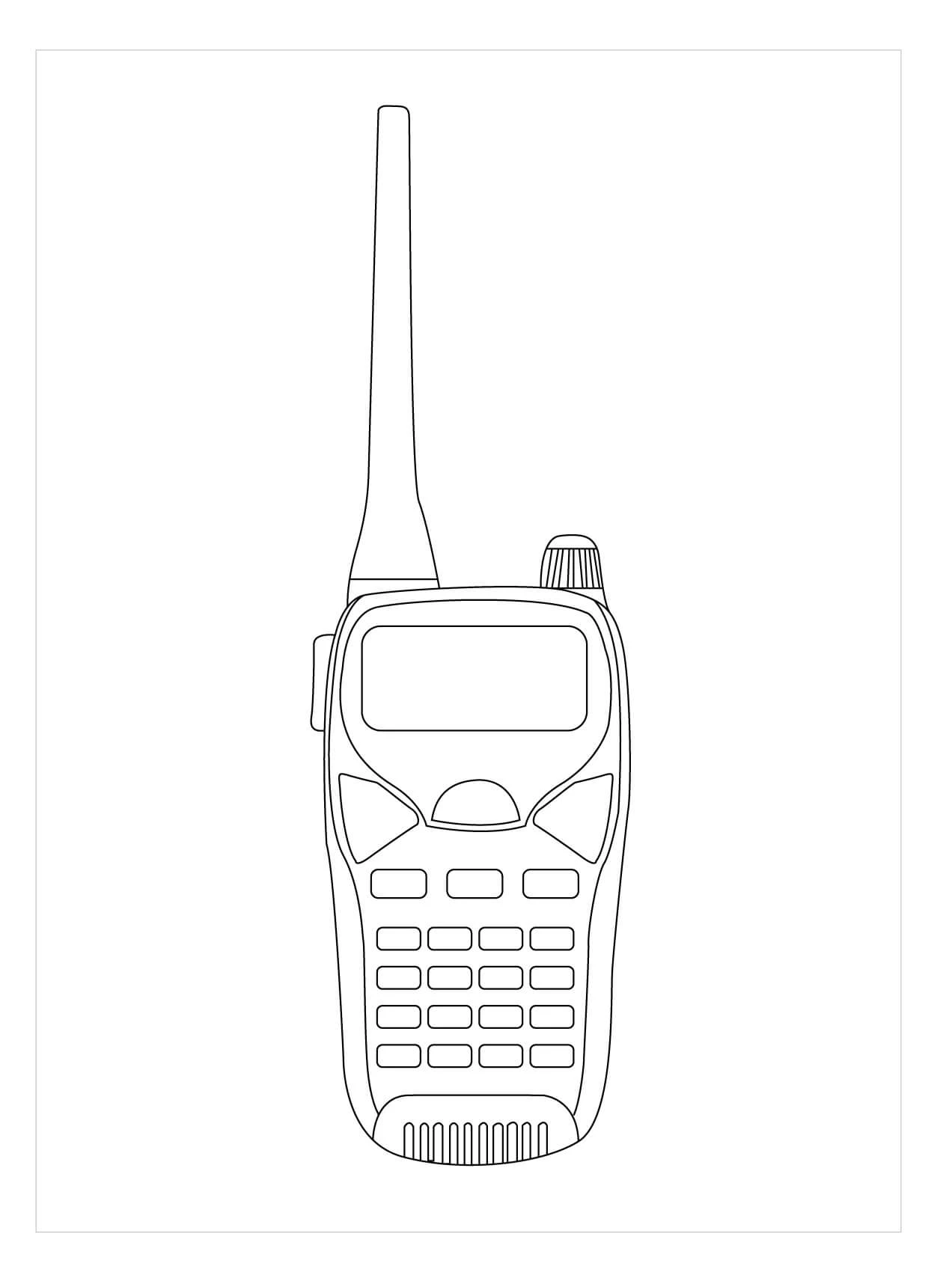 Radio boyama sayfası – okul öncesi, evde etkinlik