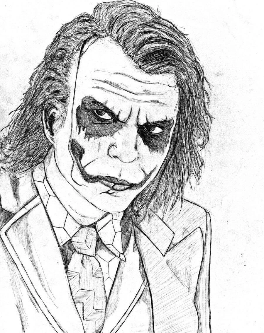 Joker boyama sayfası – keyifli zaman, renkli çizimler