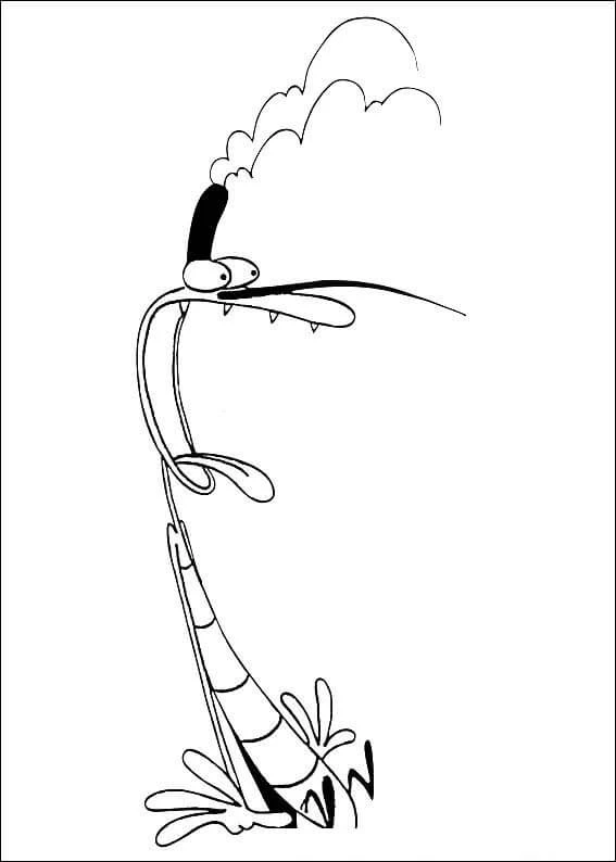 Oggy ve Hamamböceği Boyama