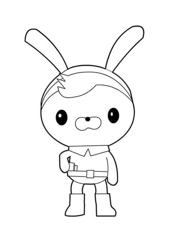 Octonauts boyama sayfası – kolay boyama, eğitici aktivite