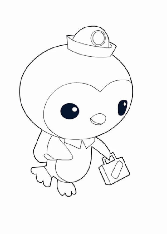 Octonauts boyama sayfası – çocuk aktivitesi, PDF indir