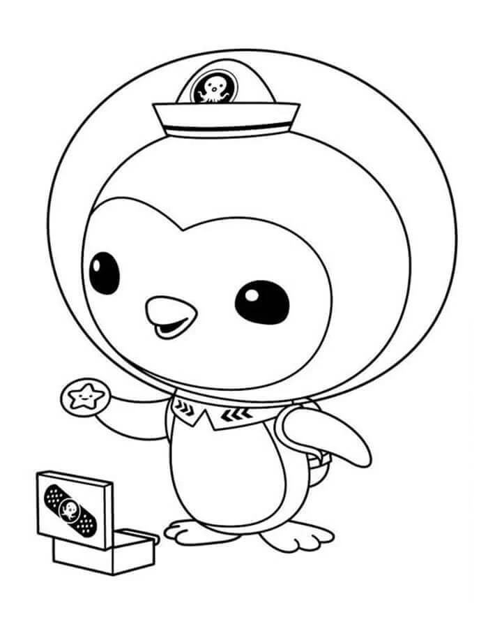 Octonauts boyama sayfası – sanatsal çalışma, çocuklar için