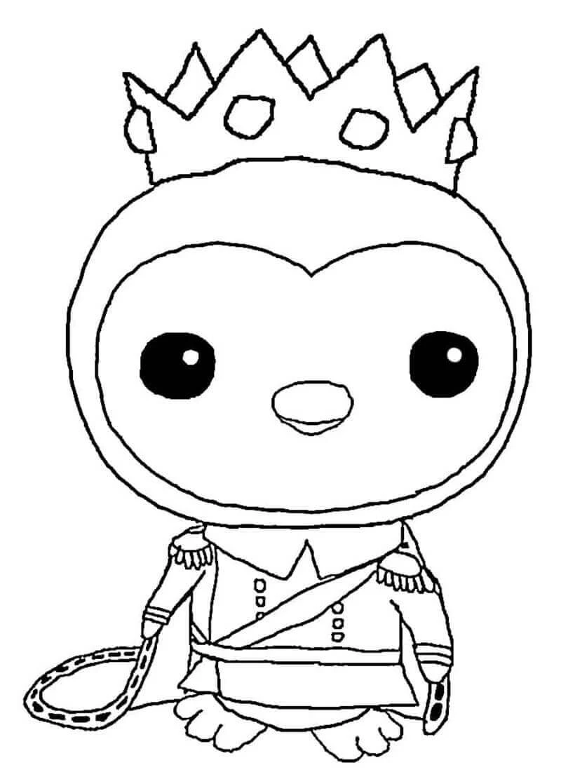 Octonauts boyama sayfası – basit çizim, kolay boyama