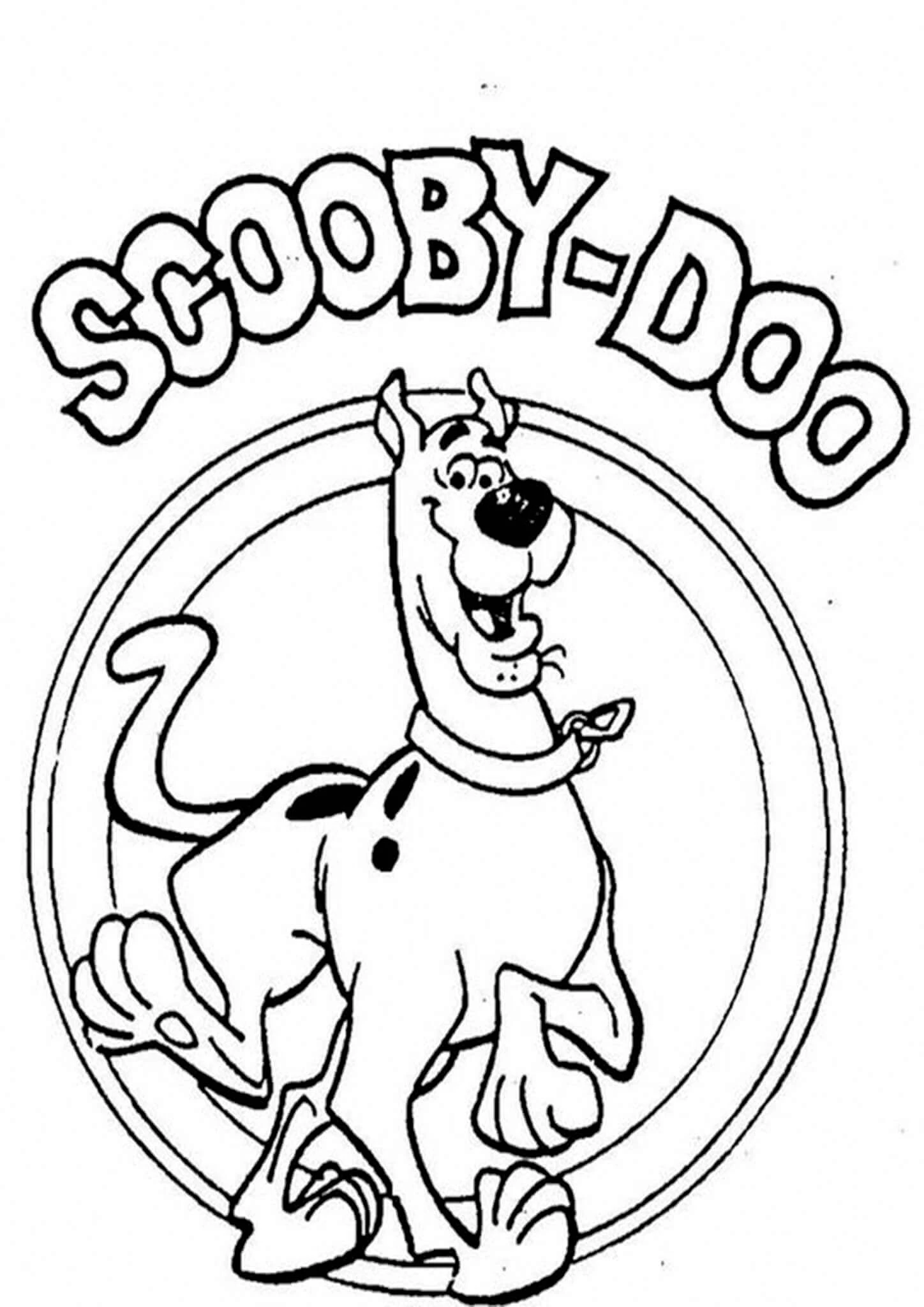 Scooby Doo boyama sayfası – ücretsiz yazdır, boyama etkinliği