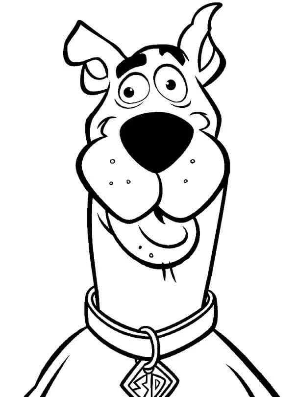 Scooby Doo boyama sayfası – PDF indir, sevimli karakter