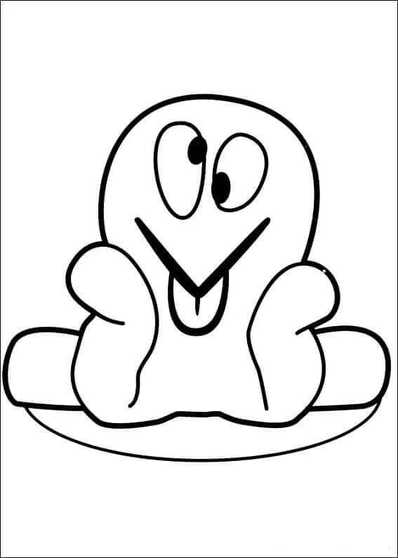 Pocoyo boyama sayfası – renkli çizimler, okul öncesi