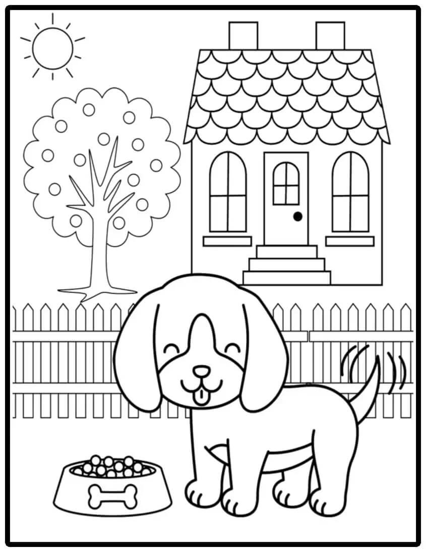 Köpek Yavrusu Boyama
