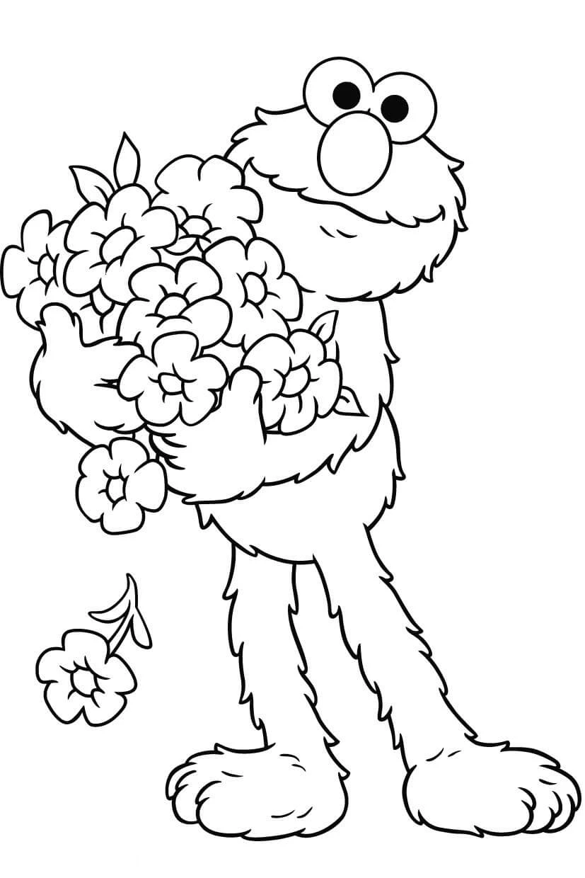 Elmo boyama sayfası #21 – kolay indirilebilir, eğlenceli öğrenme deneyimi